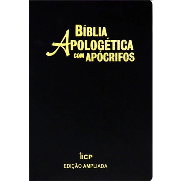 Bíblia Apologética com Apócrifos | RC | Letra Grande | Luxo | Preta 