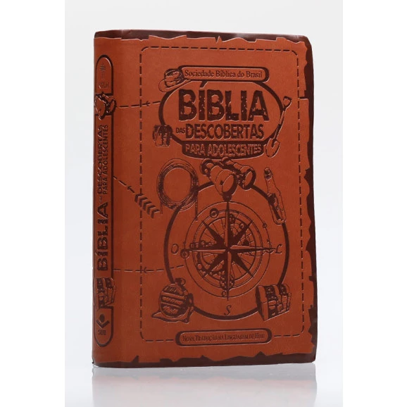 Bíblia Das Descobertas Para Adolescentes | NTLH | Letra Normal | Capa Sintética | Bússola 