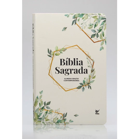 Bíblia Sagrada | AEC | Letra Normal | Semi-Luxo | Folhagem