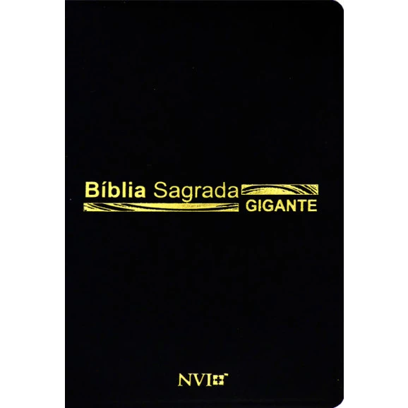 Bíblia Sagrada NVI | Letra Gigante | Luxo | Preta