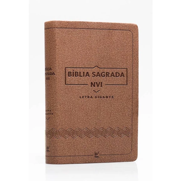 Bíblia Sagrada | NVI | Letra Gigante | Luxo | Marrom