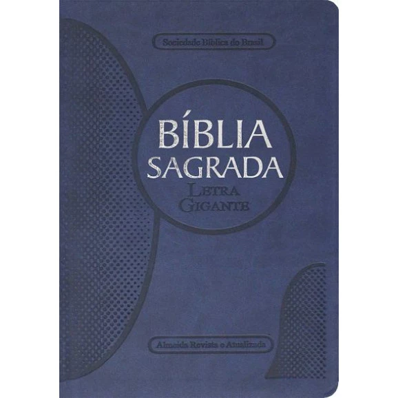 Bíblia Sagrada | RA | Letra Gigante | Luxo | Azul