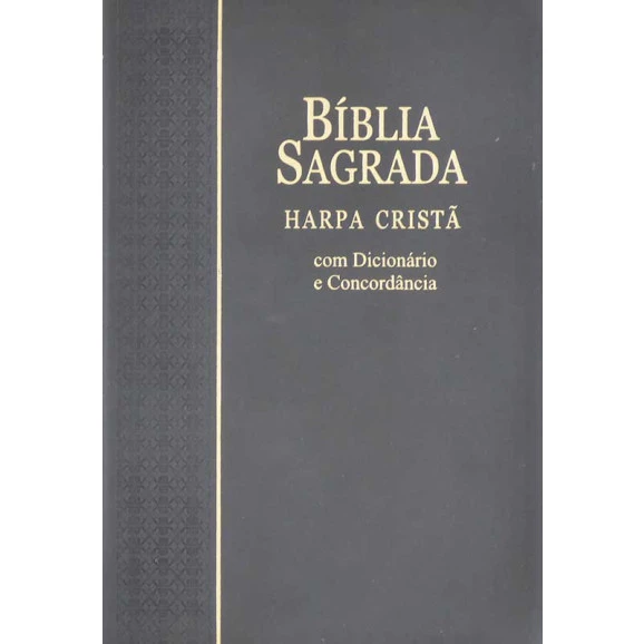 Bíblia Sagrada | RC | Harpa Cristã | Letra Gigante | Luxo | Preta