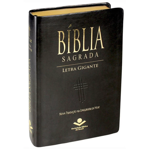 Bíblia Sagrada | NTLH |  Letra Gigante | Luxo | Preta | Índice