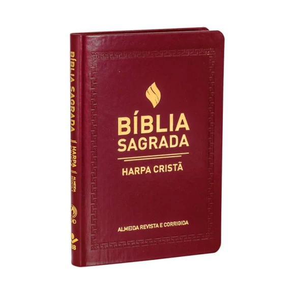 Bíblia Sagrada | RC | Slim | Letra Normal | Capa Sintética | Vinho Nobre