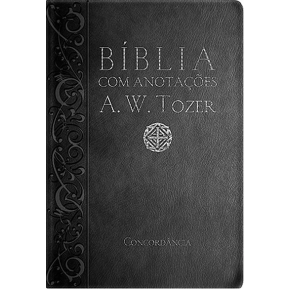 Bíblia com Anotações A. W. Tozer | RC | Letra Média | Luxo | Preta