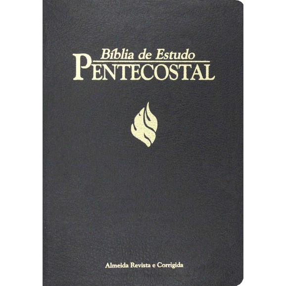 Bíblia de Estudo Pentecostal | Almeida Corrigida | Preta