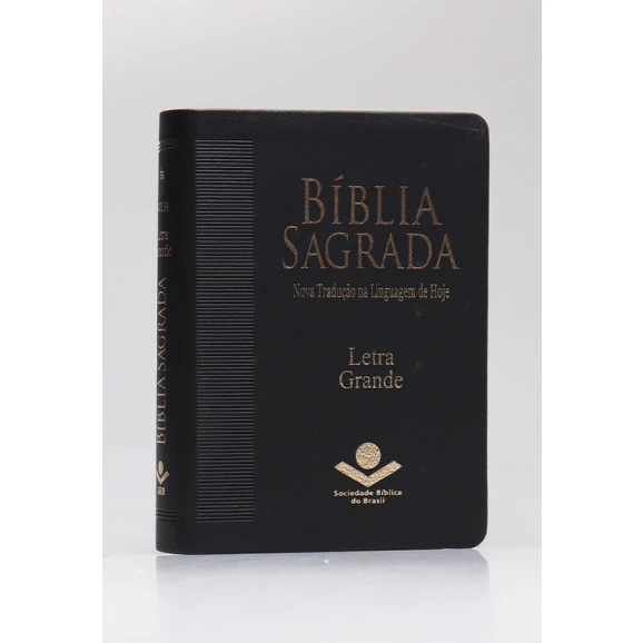 Bíblia Sagrada | NTLH | Letra Grande | Capa Sintética | Preta  