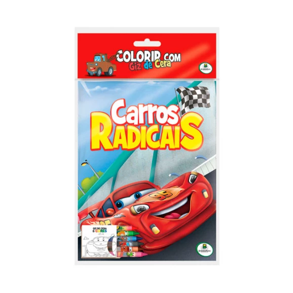 Colorir com Giz de Cera | Carros Radicais | Brasileitura