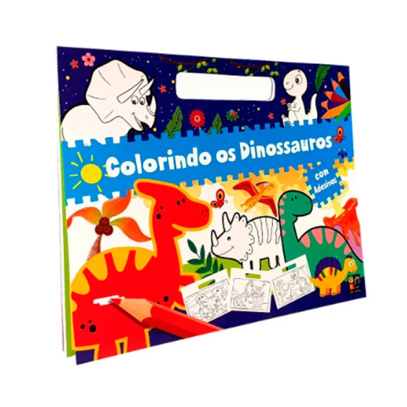 Colorindo Os Dinossauros Com Adesivos | James Misse | Pé Da Letra