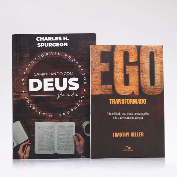 Kit 2 Livros | Ego Transformado + Devocional Spurgeon | Transformado Pela Palavra
