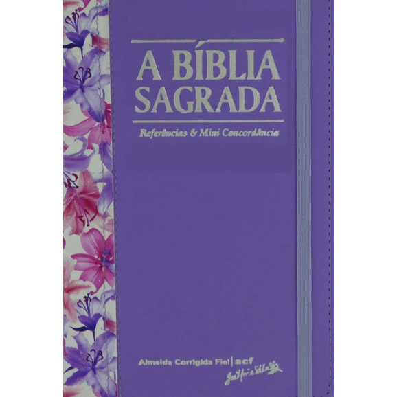 A Bíblia Sagrada | ACF | Letra Normal | Luxo | Florida | Lilás 
