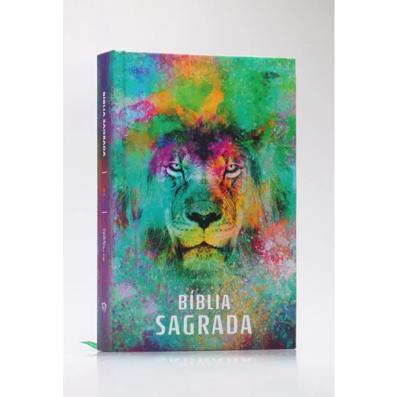 Bíblia | ACF | Letra Média | Capa Dura | Leão Color 