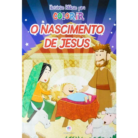 Livro O Nascimento de Jesus | Histórias Bíblicas Para Colorir 