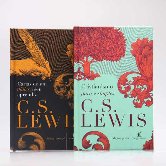 Kit 2 Livros | Cristianismo Puro e Simples + Cartas de um Diabo a Seu Aprendiz | C. S. Lewis