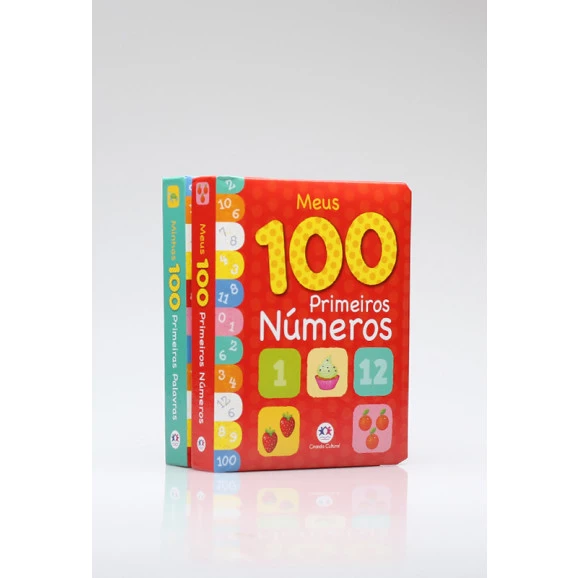 Kit 2 Livros | Meus 100 Primeiros Números e Palavras | Ciranda Cultural