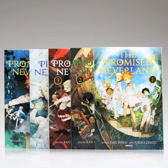 Kit 5 Livros | The Promised Neverland | Kaiu Shirai e Posuka Demizu