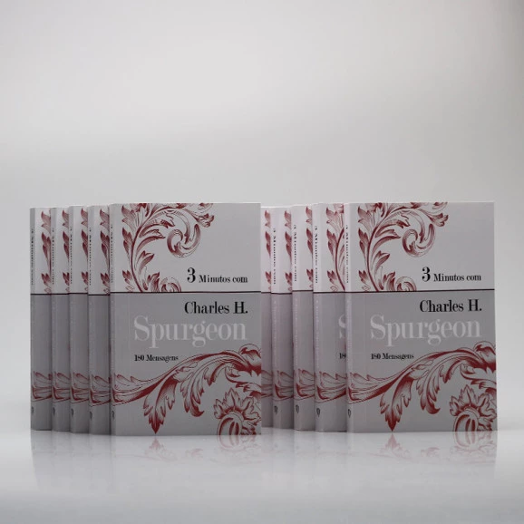 Kit 10 Livros | Letra Grande | Devocional 3 Minutos com Charles H. Spurgeon
