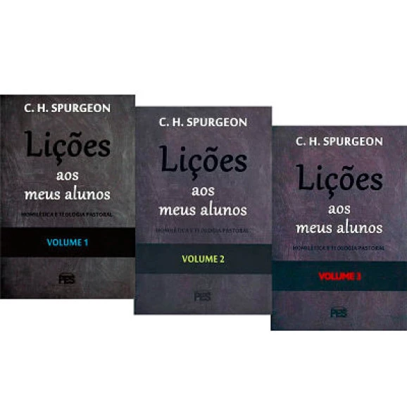 Kit 3 Livros | Lições Bíblicas aos Meus Alunos | C. H. Spurgeon