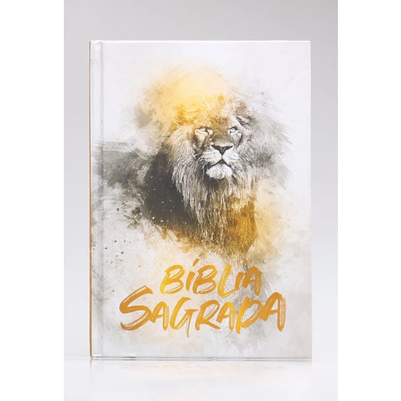 Bíblia de Estudo KJA | King James Atualizada | Letra Hipergigante | Capa Dura | Leão Dourado 