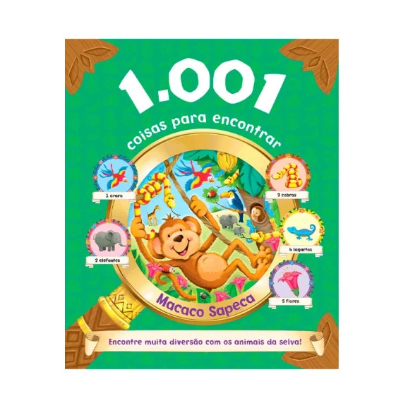 1.001 Coisas para Encontrar | Macaco Sapeca | Igloo Books
