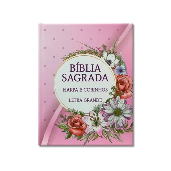Bíblia Sagrada | Letra Grande | RC | Harpa Avivada | Capa Dura | Poá