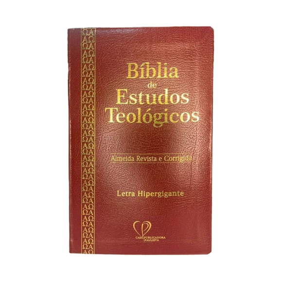 Bíblia de Estudos Teológicos | RC | Bordô