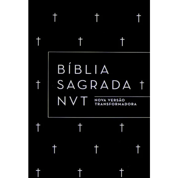 Bíblia Sagrada | NVT | Letra Normal | Capa Dura | Cruz | Preta