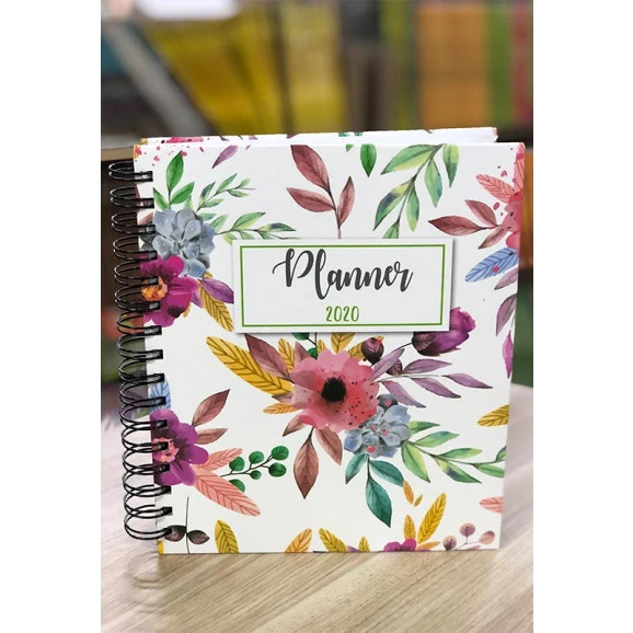 Planner 2020 | Flores | Capa Dura | Feminina 