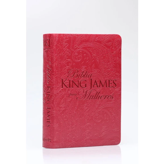 Bíblia Sagrada | King James Para Mulheres | Letra Normal | Luxo | Vermelha