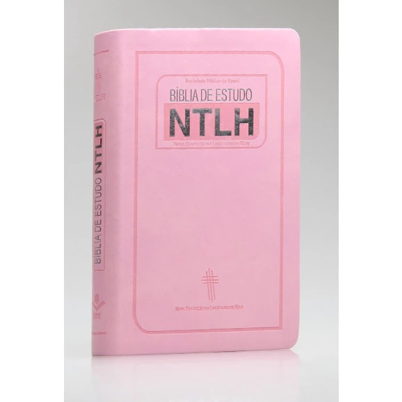 Bíblia de Estudo | NTLH | Letra Média | Luxo | Rosa