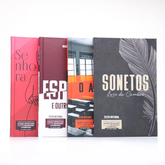 Kit 4 Livros | Capa Dura | Para Vestibular / Literatura Brasileira / Promocional