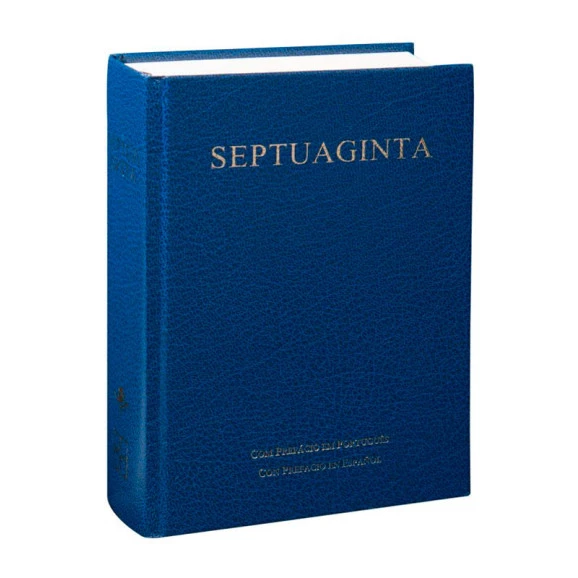 Septuaginta | Letra Normal | Capa Dura | Azul 