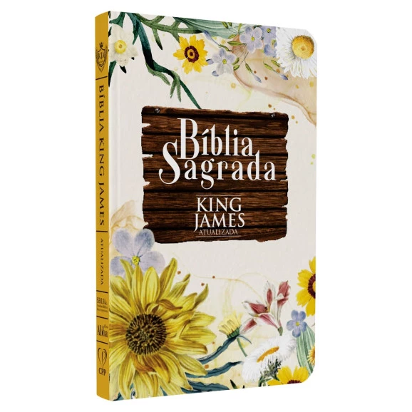 Bíblia KJA | Capa Dura | Slim | Girassol
