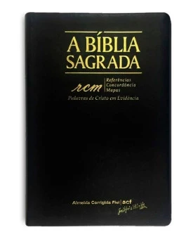 A Bíblia Sagrada | ACF | Letra Gigante | Luxo | Índice | Preta