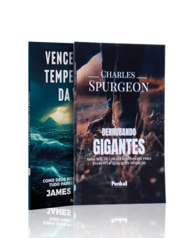 Kit 2 livros | Derrubando Gigantes | Charles Spurgeon + Vencendo as Tempestades da Vida | James Durham | Vencendo as Batalhas da Vida