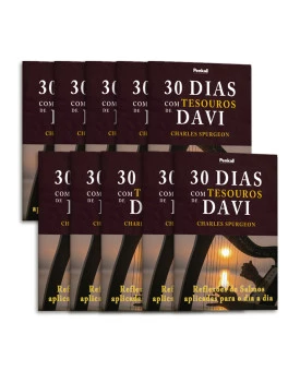 Kit com 10 | 30 Dias Com Tesouros de Davi | C. Spurgeon