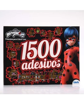Miraculous Ladybug | Prancheta Para Colorir com 1500 Adesivos