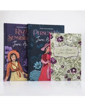 Box 2 Livros Jane Austen | Capa Dura + Orgulho e Preconceito | Pé da Letra