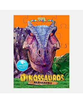 Livro Quebra-Cabeça Dinossauros | Alossauros | Ciranda Cultural