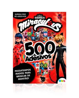 Miraculos LadyBug| Super Livros de 500 Adesivos