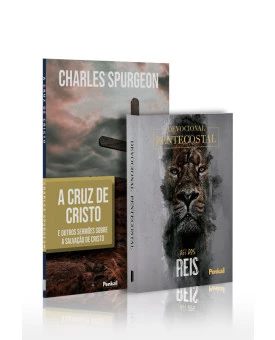 Kit 2 livros | A Cruz de Cristo + Devocional Pentecostal | Rei dos Reis | Uma Vida com Cristo