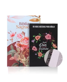 Kit Bíblia NVI Slim Florida + Abas Adesivas | Jornada Vitoriosa (padrão)