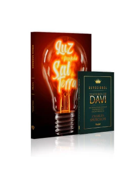 Kit Bíblia NVI Slim Luz do Mundo + Devocional Tesouros de Davi | Liderança de Deus (padrão)