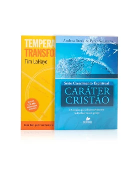 Kit 2 Livros | Temperamentos Transformados + Caráter Cristão | Andréa Sterk & Peter Scazzero | Segundo o Coração de Deus