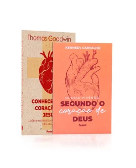 Kit 2 Livros | Conhecendo o Coração de Jesus | Thomas Goodwin + 40 Dias Vivendo Segundo o Coração de Deus | Kennedy Carvalho | 40 Dias de Intimidade: Conectando-se ao Coração de Jesus e Vivendo no Propósito de Deus