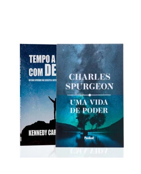 Kit 2 Livros | Tempo a Sós com Deus + Uma Vida de Poder I Charles Spurgeon | Presença de Deus