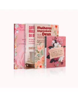 Kit 4 Livros | Café com as Mulheres da Bíblia