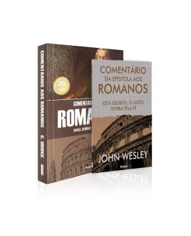 Kit 2 Livros em Brochura | Estudos em Romanos 