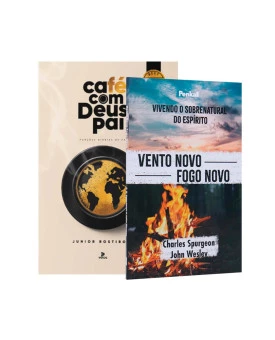 Kit Café Com Deus Pai 2024 + Vento Novo Fogo Novo